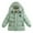 1#Green, variant on Kiijoy Boys Winter Down Jacket Fleece Thickened Warm Coat Puffer Outerwear, Sizes 3-4