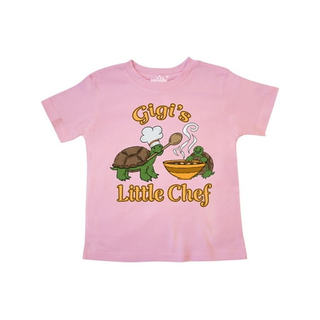 

Inktastic Gigi s Little Chef with Cute Turtles Gift Toddler Boy or Toddler Girl T-Shirt