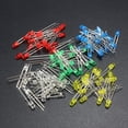 thumbnail image 2 of 500Pcs 3mm LED Light White Yellow Red Blue Green DIY Diode Assortment, 2 of 8