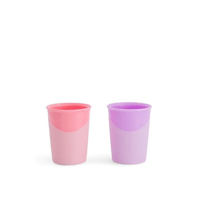 Set de 2 Vasos Twistshake 170 ml para Bebé 6+ Meses con Superficie Engomada Libres de BPA