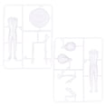 thumbnail image 3 of Alien Rosewell 7 Inch Unassembled Plastic Model Kit, 3 of 8