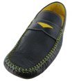thumbnail image 3 of Donald J. Pliner Mens Vinisp-54 Slip-on Loafer Shoe, Navy, US 7, 3 of 3
