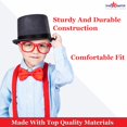 thumbnail image 3 of Top Hat Dress Up America Black Magician Party Gorro unisex, 3 of 6