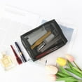 thumbnail image 5 of Mesh Bag Toiletry Organizer, Transparent Cosmetic Storage Pouch for Travel and Home, Lightweight Portable Wash Bag with Zipper, Multipurpose Office Gym Essentials Case, Topliu, 5 of 5