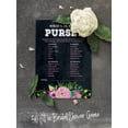 thumbnail image 5 of Inkdotpot 50-PackFloral Tea PartyWhats In Your Purse Bridal ShowerGameWedding Shower Bachelorette Party Bulk ActivityGameCards, 5 of 7
