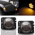thumbnail image 3 of Yassdwbn 4PC Front LED Turn Signal Side Marker Fender Lights for Jeep Wrangler JK 07-2017, 3 of 3