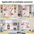 thumbnail image 5 of Red Valentines Day Kitchen Curtains Window Panels, Red Love Heart Tree Insulated Window Treatment Curtain, Grommet Curtains for Bedroom/Living Room/Bathroom, 2 Piece 42"Wx54"L, 5 of 8