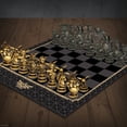 thumbnail image 4 of The Legend of Zelda Collector's Chess Set, Link vs. Ganondorf Strategy Game, 32 Custom Sculpted Hero & Villain Pieces, Classic Board Game for Zelda Fans, Officially Licensed Nintendo Merchandise, 4 of 13