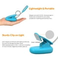 thumbnail image 4 of LEPOWER Clip on Book Light, Reading Light, Battery & USB Operated, Bed Light for Kids, Bookworms, Students, Blue, 4 of 6