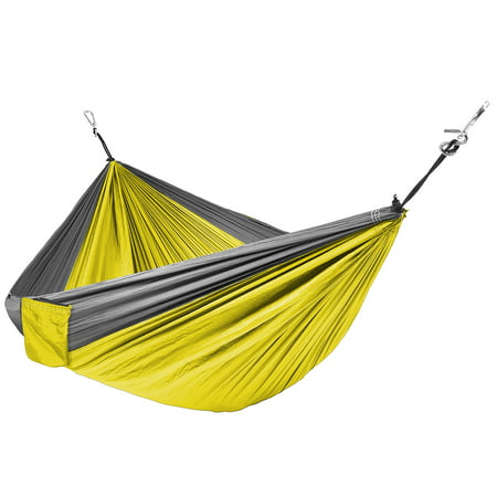Best Choice Products Portable Nylon Parachute Hammock w/ Attached Stuff Sack- (Best Backpacking Hammock Setup)