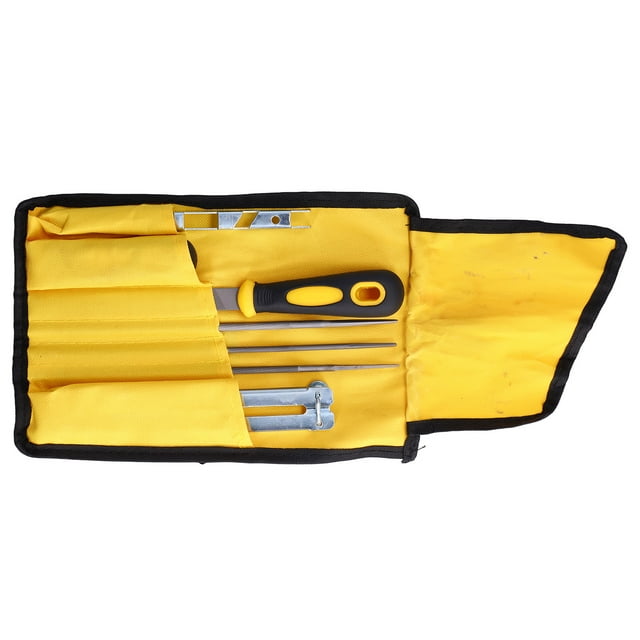 Chain Saw Grinding Kit, Chainsaw Sharpener 3/16in 5/32in 7/32in Compact Fast Sharpening High Efficiency Grinding Tool for Woodworking for Home for Garden