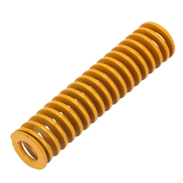 Die Spring, Extra Light Load OD 12mm ID 6mm 2pcs Mould Spring Yellow For Stamping Dies For Metal Die-casting Dies For Plastic Dies