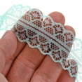 thumbnail image 4 of Uxcell Lace Trim Ribbon Polyester Wedding Lace Ribbon Lace Gift Wrap Ribbon for Dress Decorations Blue 50Yard, 4 of 6