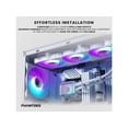 thumbnail image 2 of Phanteks Glacier One 360M25 G2 AIO Liquid CPU Cooler, White, RGB Pump Cap Design, 3x Performance 120mm M25 G2 PWM RGB Fans, for Intel LGA 1700, 1851, 1200, 115x and AMD AM4/AM5 sockets, White, 2 of 6