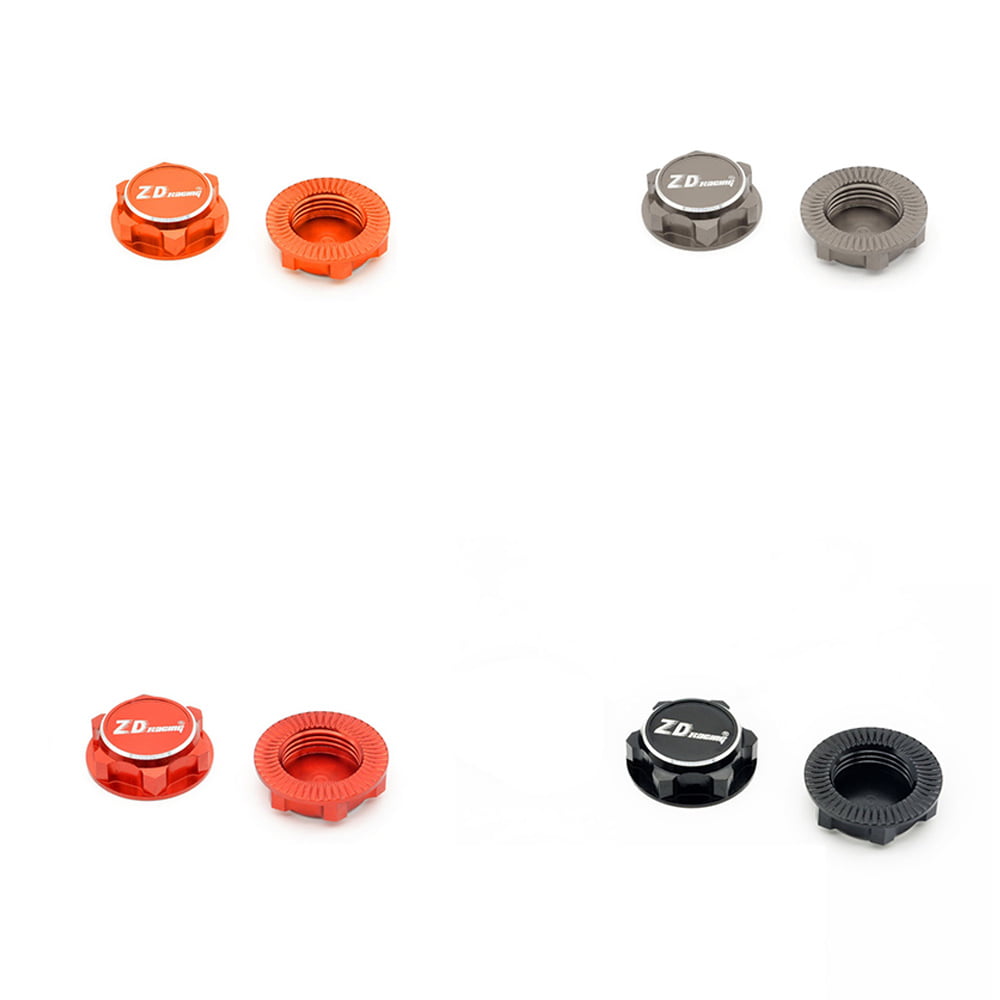 4* ZD Racing EX07 17mm Hex Wheel Nuts for 1/8 1/7 Traxxas X-Maxx Buggy RC Truck 