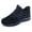 black, variant on AOV GREEN LEAF Men's Walking Tennis Shoes Comfortable Slide Cover Running Casual Sports Shoes for Jogging Gym Exercise (Size 7-13)
