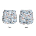 thumbnail image 5 of Picia cute Mushroom Village Pattern Women's 2 in 1 Athletic Running Shorts High Waisted Workout Casual Gym Sweat Shorts with Comfy Liner Zipper Pockets-Large, 5 of 9