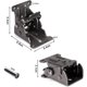 thumbnail image 5 of Soporte plegable Bisagras autoblocantes Soporte de pared Plegable Plegable Bloqueo Bisagra de extensión Bisagra invisible TUNC Sencillez, 5 of 5