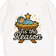 thumbnail image 3 of Inktastic Christmas Baby Jesus Nativity Scene 'tis the Reason Toddler Sweatshirt, 3 of 4