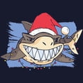 thumbnail image 3 of CafePress - Christmas Shark Sweatshirt - Classic Crew Neck Sweatshirt, 3 of 4