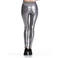thumbnail image 6 of Women's Casual Pants Stretchy Leather Leggings High Waisted Tights for Everyday Comfort and Stylish Appeal, 6 of 6
