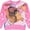 Hot Pink, variant on Girls Encanto Sweatshirt - Mirabel, Isabela and Luisa - Sizes 2T-16