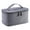 Grey, variant on CSChome Cosmetic Bag "Waterproof Travel Toiletry Organizer: Portable Makeup Storage with Double Zipper"