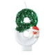 thumbnail image 2 of Nueva vela digital navideña de Papá Noel, verde y blanca, con sombrero rojo y muñeco de nieve., 2 of 6