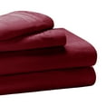 thumbnail image 2 of BNM Egyptian Cotton Bed Sheet Set, Full, Burgundy, 2 of 5