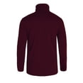 thumbnail image 2 of Unique Bargains Men's Pullover Lightweight Long Sleeve Top Turtleneck T-Shirt 44 Burgundy, 2 of 6