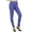 Bluish Purple, variant on Women's Full Length Soft Cotton Leggings Stretchy Bottom Pants Free Size
