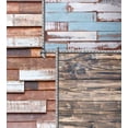 thumbnail image 3 of Rustic Duvet Cover Set, Modern and Farm Themed Old Wooden Detailed Modern Design with Screws Art, Decorative 3 Piece Bedding Set with 2 Pillow Shams, King Size, Brown and Blue, by Ambesonne, 3 of 3