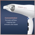 thumbnail image 4 of Secador de pelo Conair Double Ceramic con difusor Ionic Tech, 4 of 5