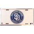 thumbnail image 1 of San Diego Padres Anodized License Plate, 1 of 1