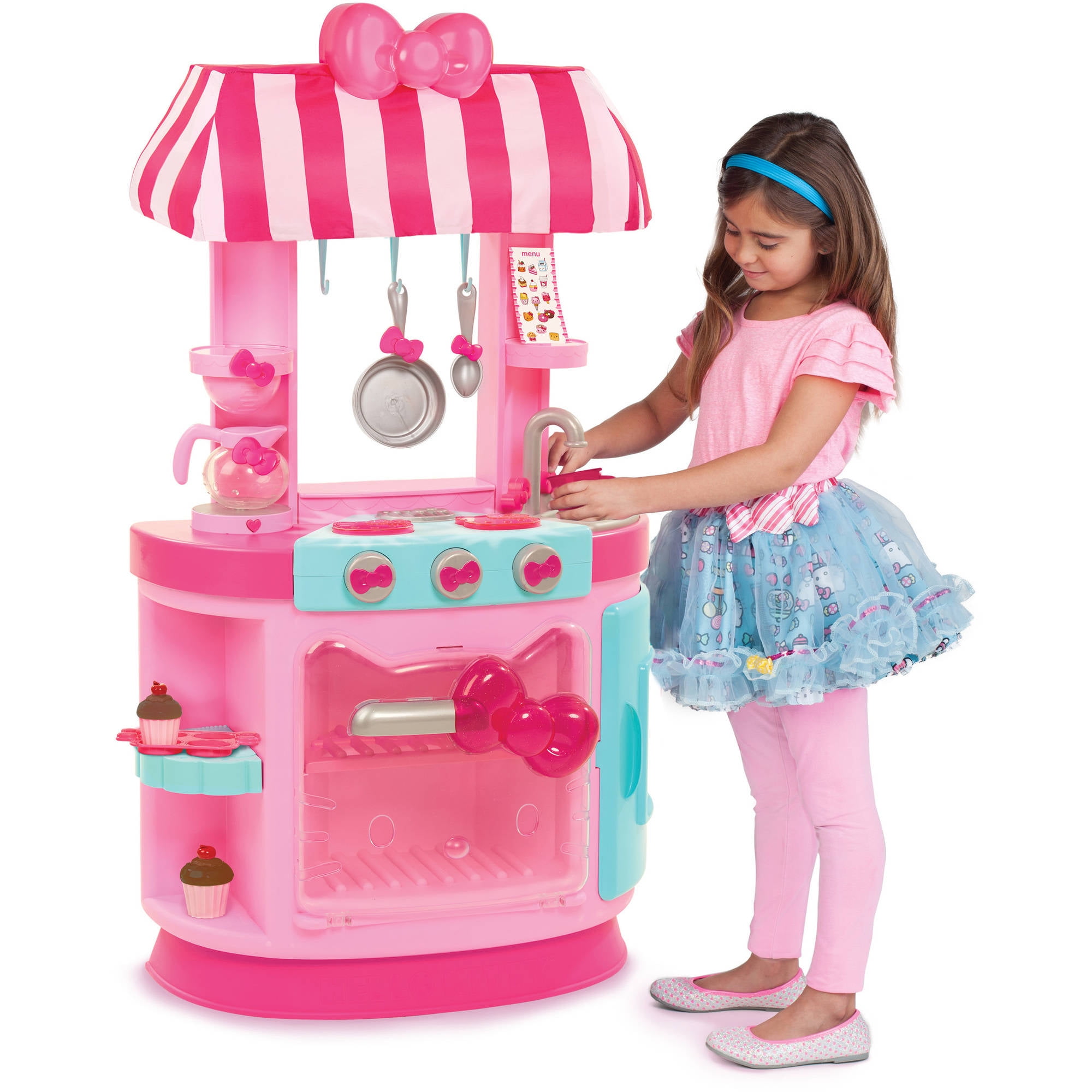Hello Kitty Kitchen Cafe Girls Pretend Play Sounds With Accessories for sale online