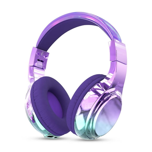 Auriculares Bluetooth QearFun para niños con micrófono USB C 5.3 BT