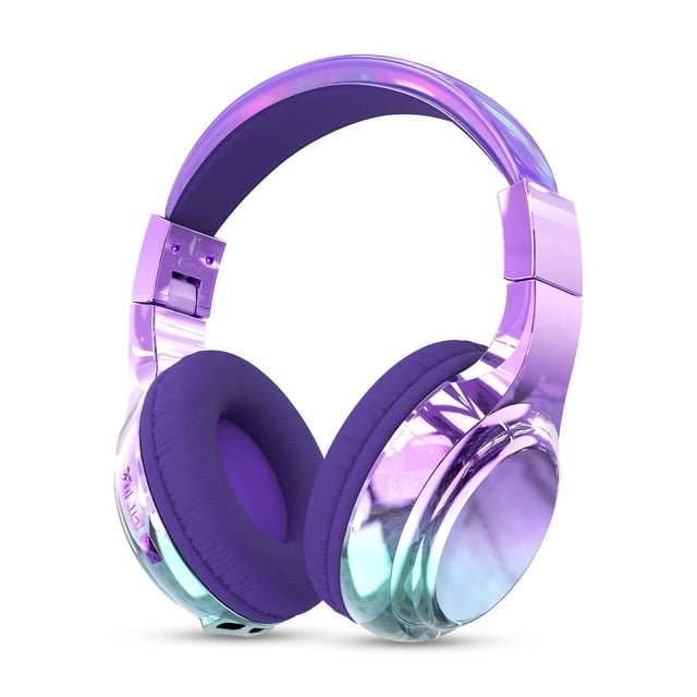Auriculares Bluetooth QearFun para niños con micrófono USB C 5.3 BT