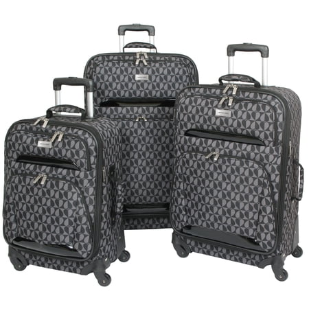 Geoffrey Beene Hearts Fashion Collection Luggage Set