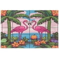 thumbnail image 6 of FREEAMG Flamingos Jigsaw Puzzles 1000 Piece for Adults Large Puzzle Game Challenging Family Puzzle Game for Adults Teens 29.5" x 19.7", 6 of 7