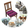 thumbnail image 7 of Cauagu Snowflakes And Christmas for Dining Chair Seat Covers,Slipcovers Kitchen Chair Covers Upholstered Chair Seat Cushion Cover Chair Seat Protector-Four Pieces, 7 of 7