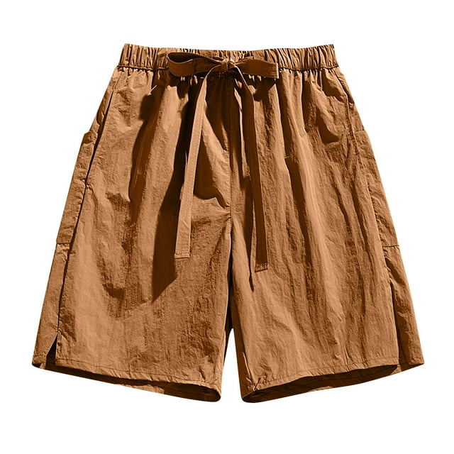 Birdeem Mens Shorts Mens Summer Casual and Comfortable Drawstring Pocket Elastic Waist Shorts