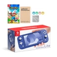 thumbnail image 1 of Nintendo Switch Lite Blue with Mario Rabbids Kingdom Battle and Mytrix Accessories NS Game Disc Bundle Best Holiday Gift, 1 of 5