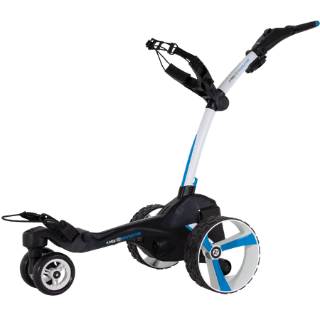 MGI Zip Navigator Lithium Battery Electric Golf Push Cart Swivel Caddie, (Best Electric Golf Cart)