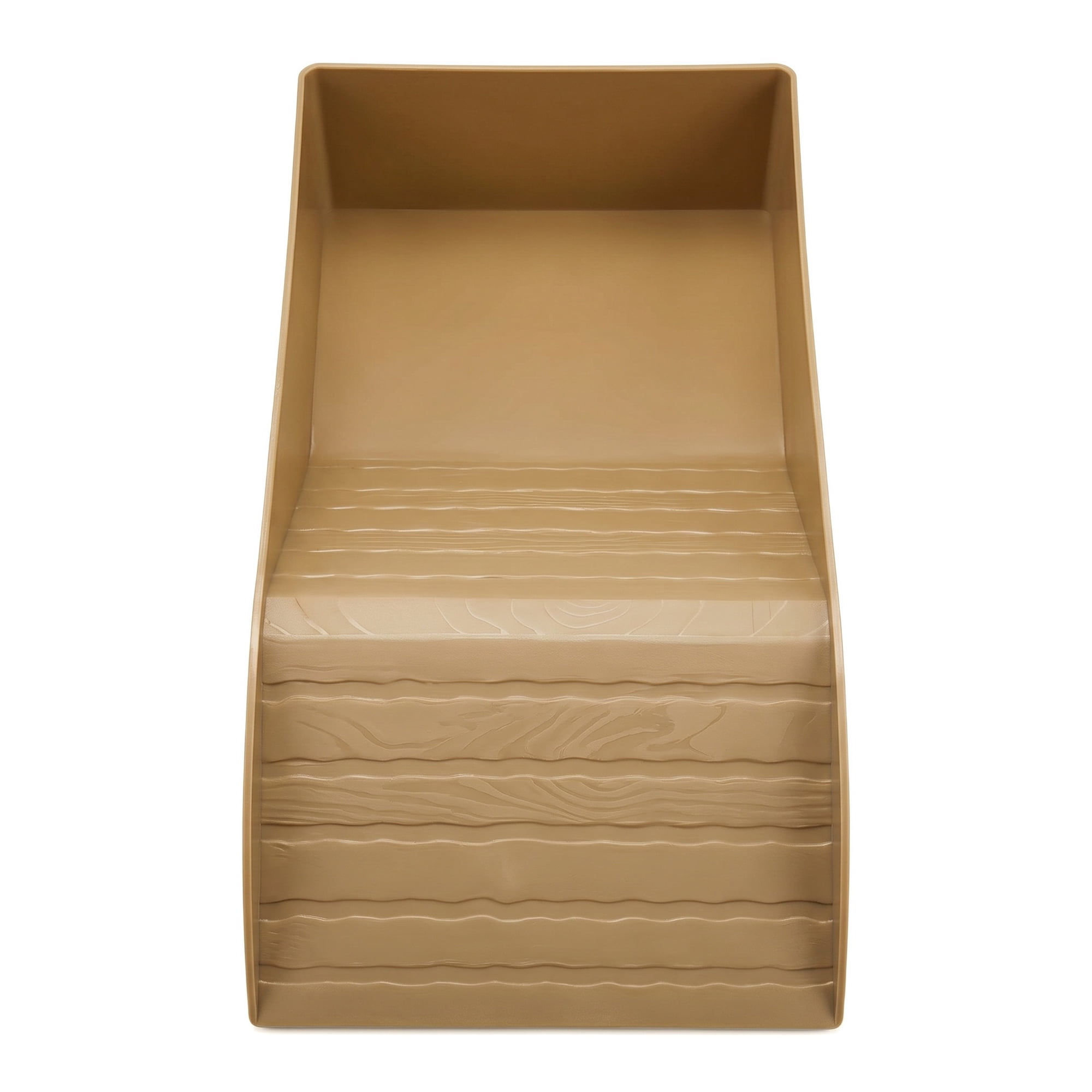 Hermit Crab Water Tank with Climbing Ramp Reptile Climbing Toy Tortoise Habitat Accessories Turtle Basking Platform Aquarium Pool Supplies for Small and Medium Amphibians (Wood Color), 12.01*