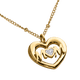 thumbnail image 3 of Collar para Mujer Oro 18k con Zirconia Cúbica, LuckyLy Acero Inoxidable Baño Oro 18k, Cadena y Dije Corazón Mom – Joyería ideal como Regalos para Mamá Día de las Madres y Regalos para Mujer, Mod. Mavi, 3 of 6