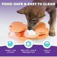 thumbnail image 5 of Outward Hound by Nina Ottosson Puppy Tornado Treat Puzzle Dog Toy, Level 2 Intermediate, Pink, 5 of 8