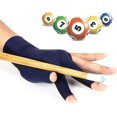 thumbnail image 5 of Breathable Three Finger Billiard Gloves Breathable Non-Slip Snooker Gloves (navy blue), 5 of 5