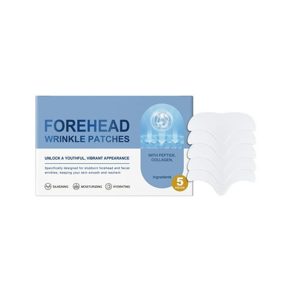 Gzwccvsn Moisturizing Forehead Patch TightensSkin Lifts And Hydrates Forehead Care Moisturizing 5-Piece Set Beauty SKin Care