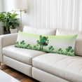 thumbnail image 2 of St. Patrick's Day Body Pillow Covers 20"x54", Lucky Shamrock Hat Ladybirds Daisy Ombre Green Soft Brushed Microfiber Breathable Throw Pillow Covers, Pillowcase with Zipper for Couch Sofa Bedroom, 2 of 9