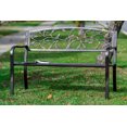 thumbnail image 1 of Hi-Line Gift Garden Bench 50 Inch Long - Set of 1, Bronze, 1 of 2